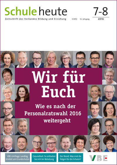 Schule heute Ausgabe Juli / August 2016