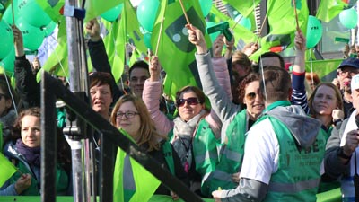 Warnstreik in Dsseldorf 3